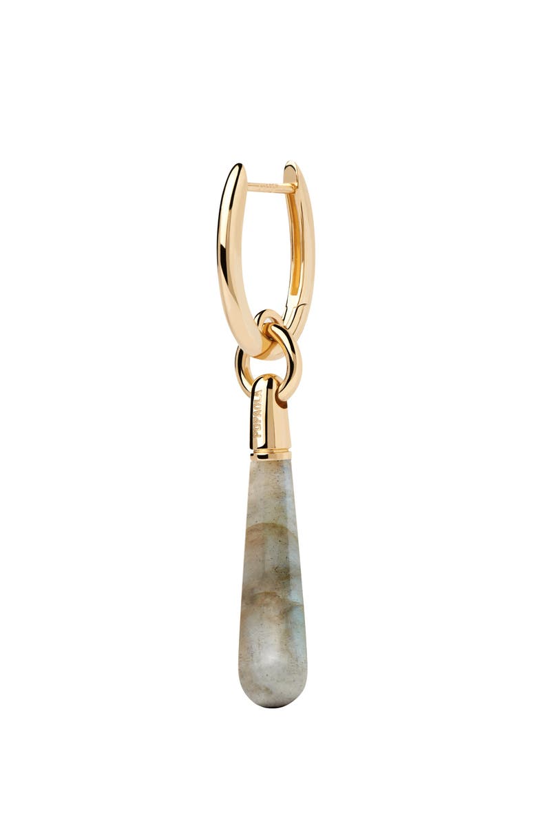 PDPAOLA Large Jupiter Single Hoop, Main, color, Labradorite