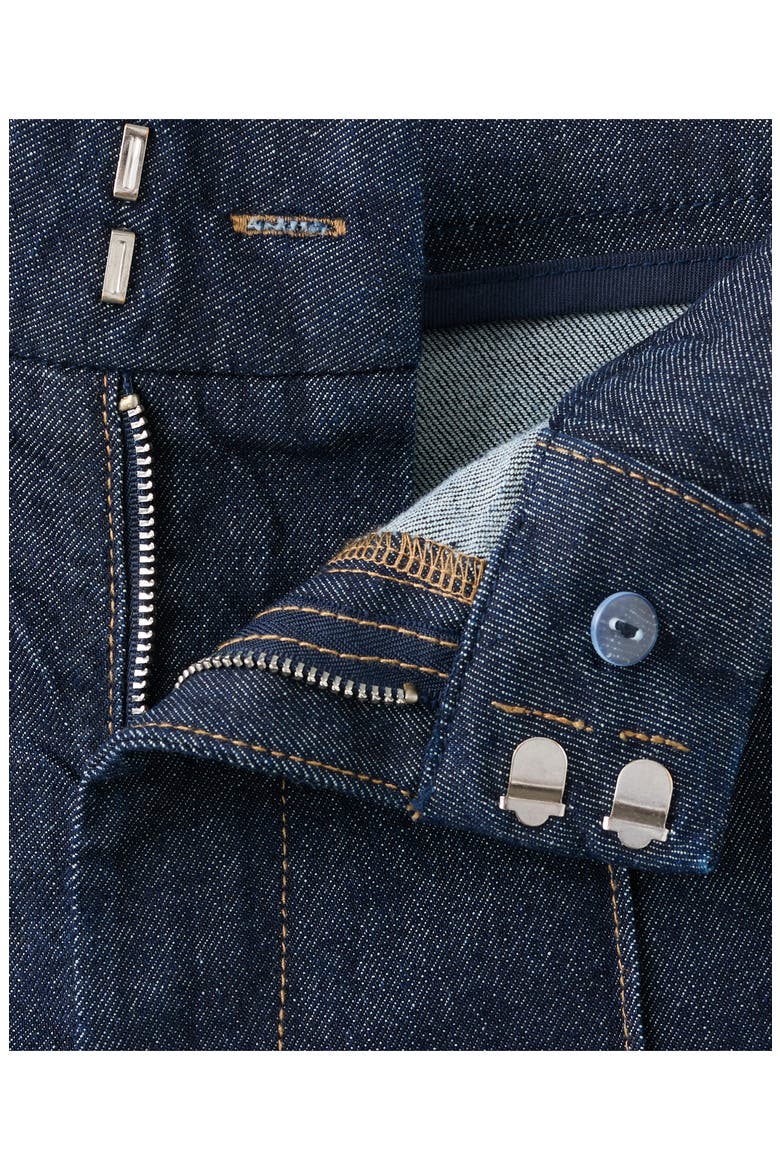 Seamed High Waist Wide Leg Jeans, Alternate, color, OPEN BLUE