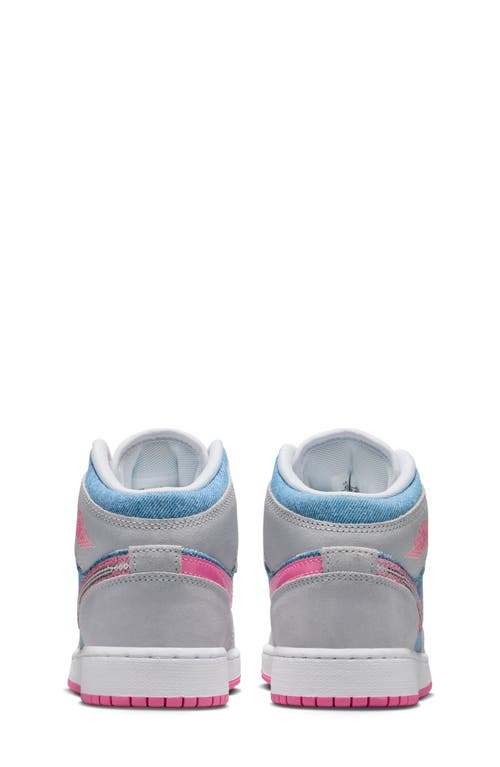 Nike Kids' Air Jordan 1 Mid Sneaker In Multi