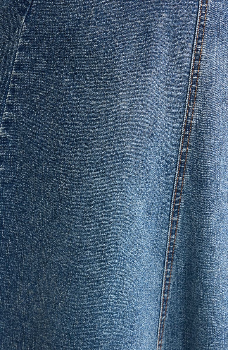 Wit & Wisdom Denim A-Line Skirt, Alternate, color, Blue Artisanal