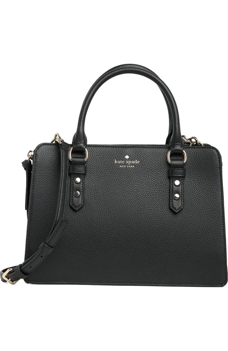 Kate Spade New York lise pebbled leather handbag, Main, color,