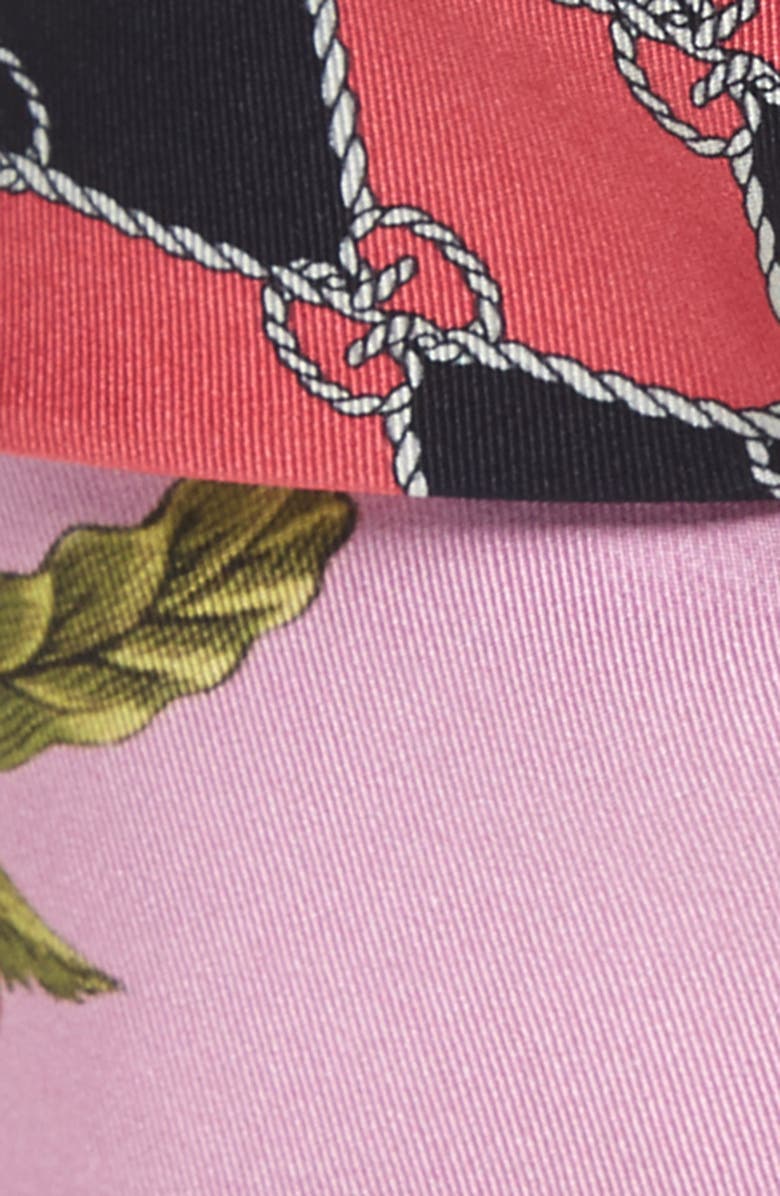 Gucci Botanic Chane Silk Headband, Alternate, color, 