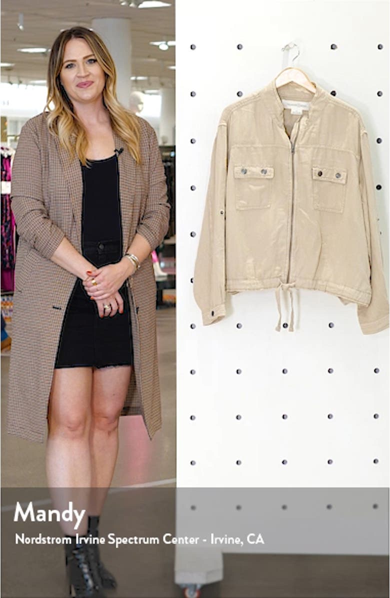 Linen Blend Field Jacket, sales video thumbnail