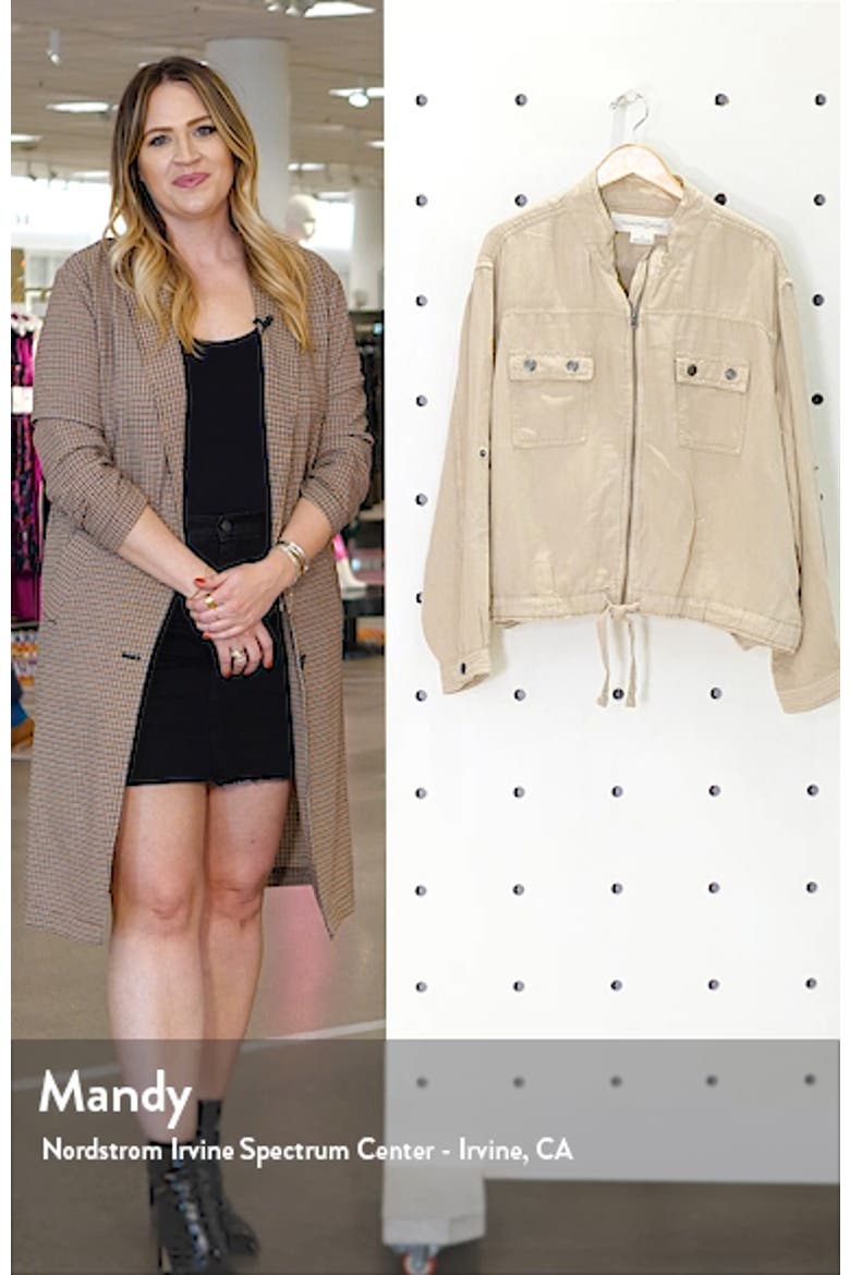 Linen Blend Field Jacket video