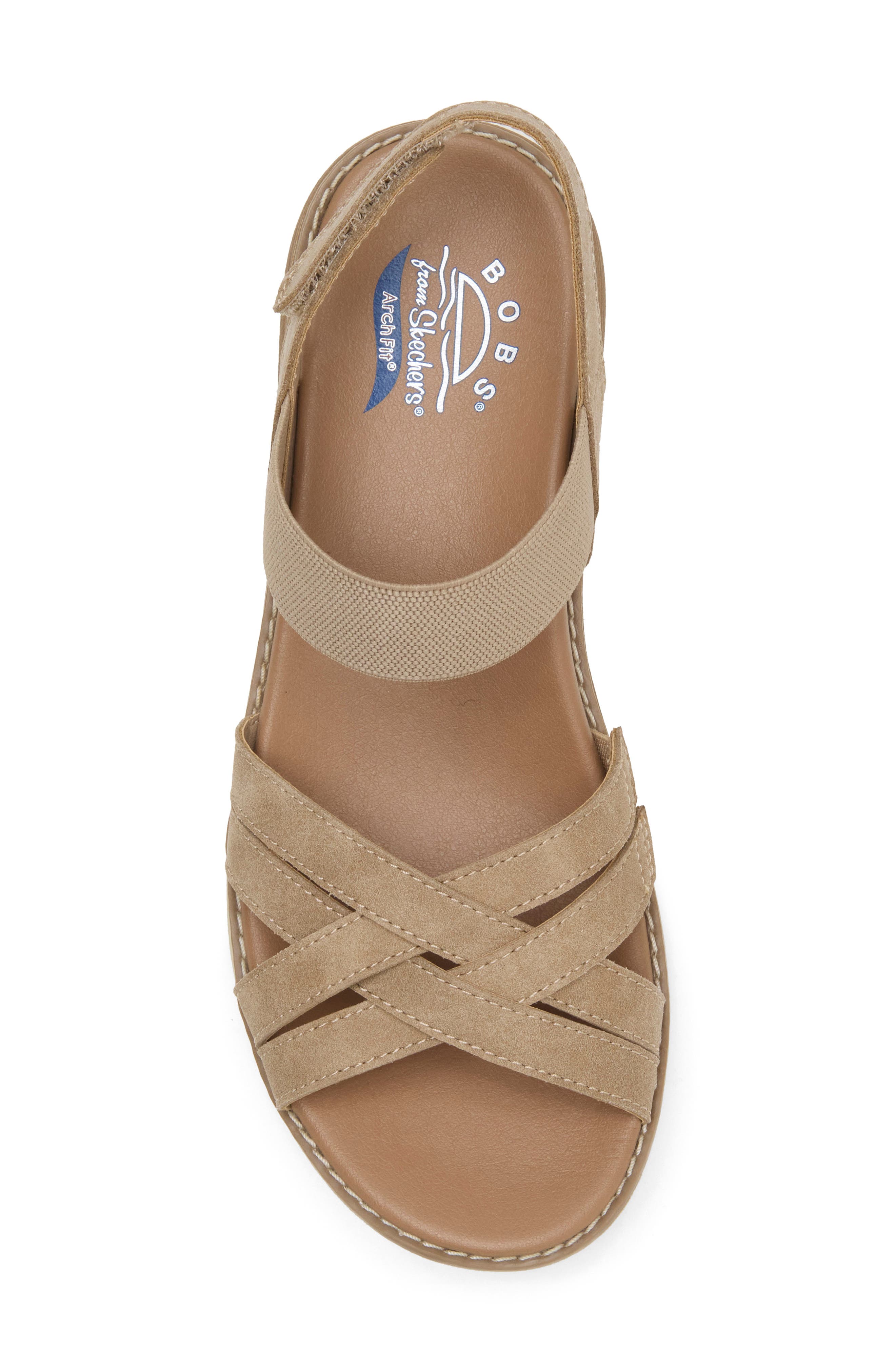 BOBS Arch Fit Oasis Cloud St Sandal, Alternate, color, TPE