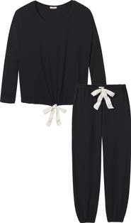 Eberjey Gisele Jersey Knit Slouchy Pajamas