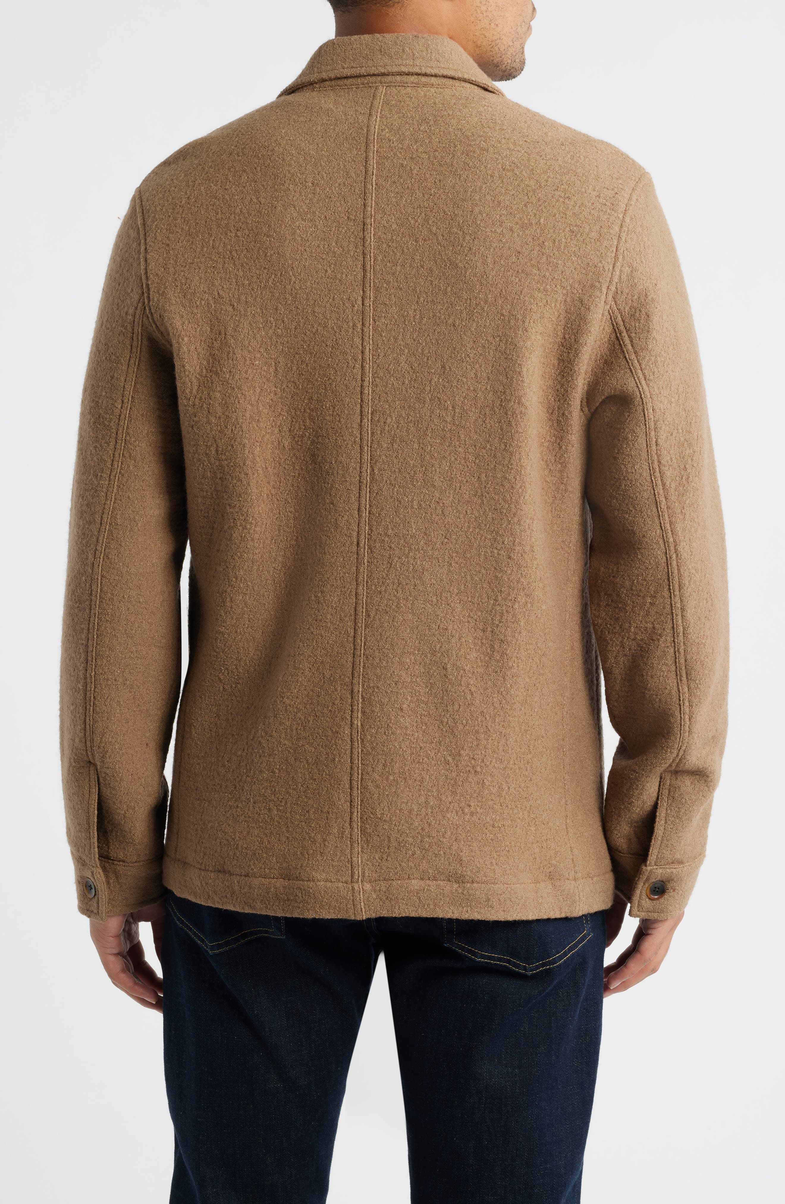 Pascal Regular Fit Wool Blend Shirt Jacket - image 2