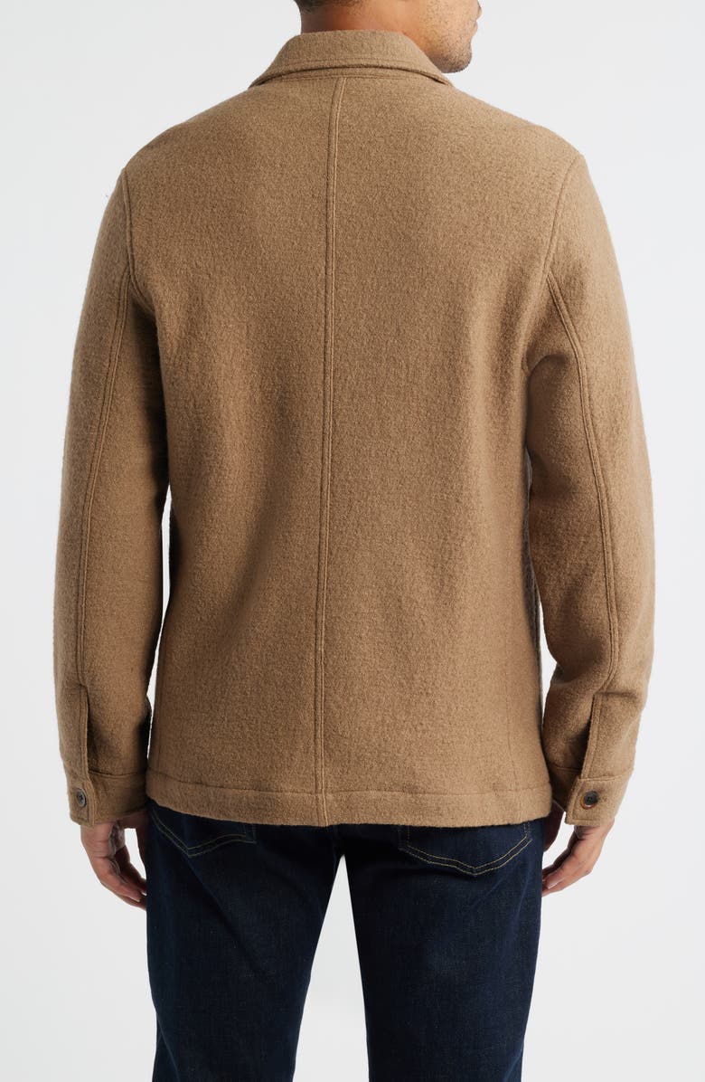 Rails Pascal Regular Fit Wool Blend Shirt Jacket, Alternate, color, Light Brown Boucle