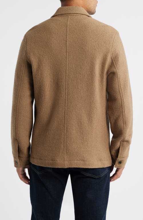 Rails Pascal Regular Fit Wool Blend Shirt Jacket In Brown