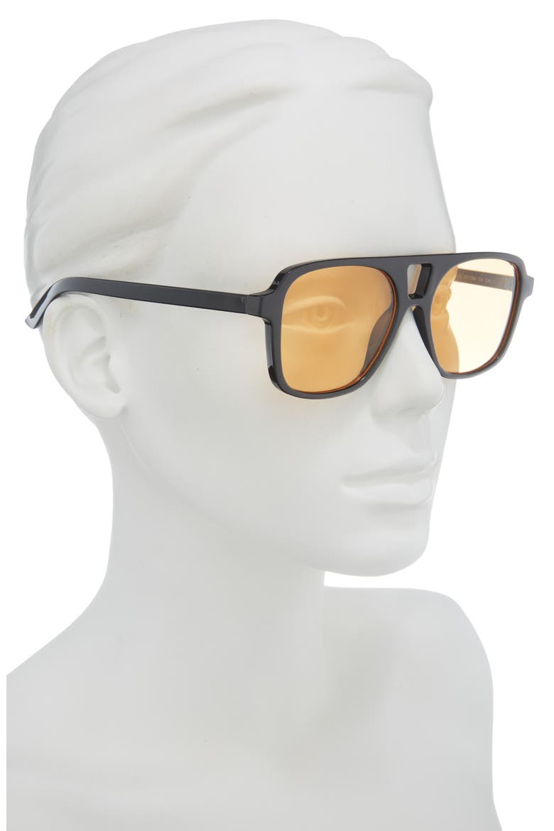 Navigator Sunglasses, Alternate, color, BLACK