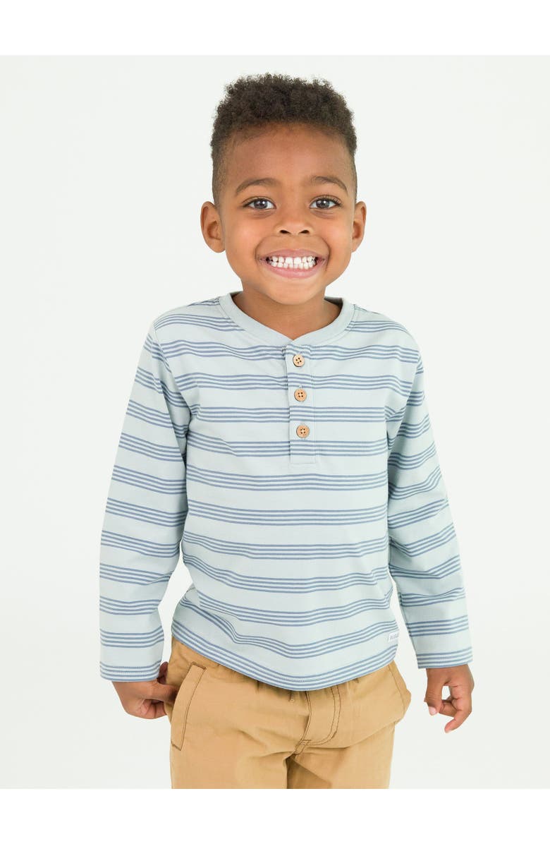 RuggedButts Boys Knit Long Sleeve Henley Tee, Alternate, color, 