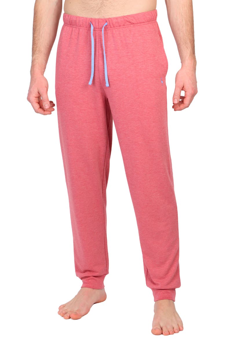 French Terry Lounge Joggers, Main, color, SUNWASHED RED
