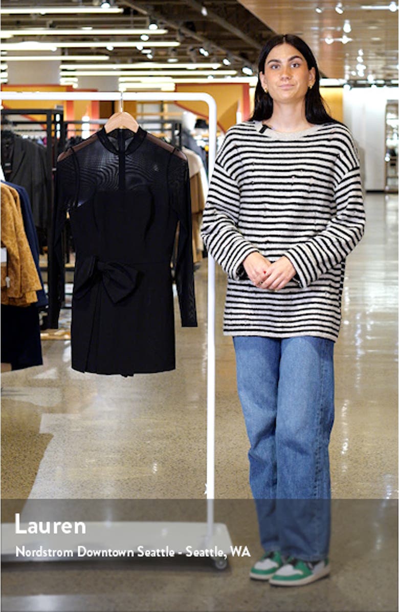 Sylvie Long Sleeve Stretch Romper, sales video thumbnail