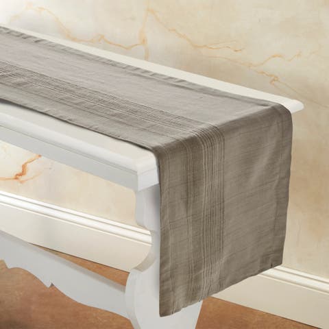 Ecoloom Handwoven Cotton Table Runner