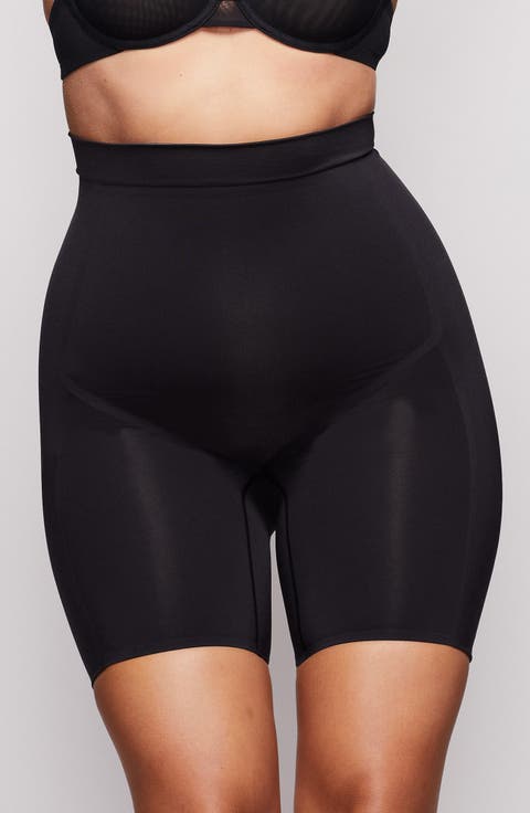 High Waist Bonded Shorts (Regular & Plus Size)