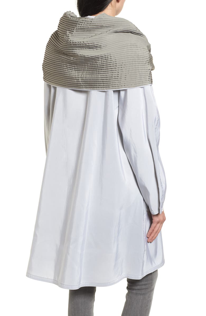 Mycra Pac Designer Wear Reversible Pleat Hood Packable Travel Coat, Alternate, color, 