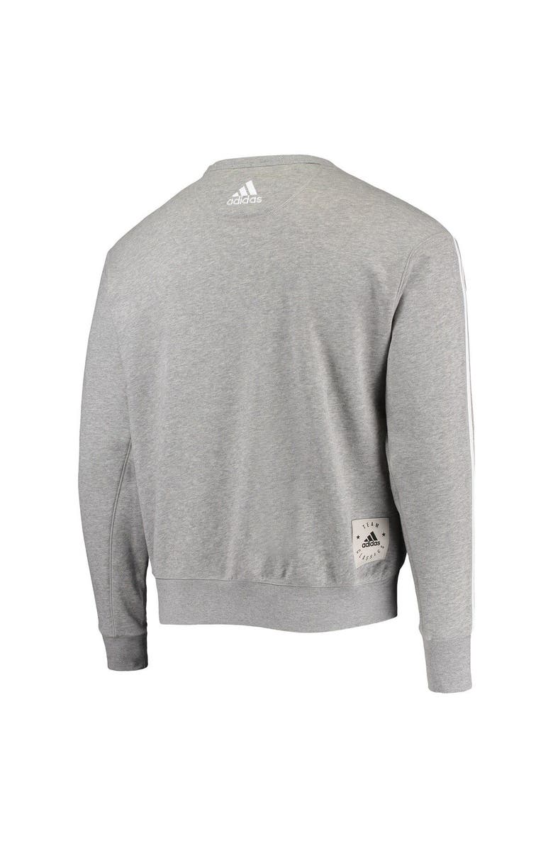 adidas Men's adidas Heathered Gray California Seals Team Classics Vintage Pullover Sweatshirt, Alternate, color, 