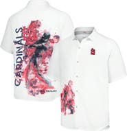 Tommy Bahama Men's Tommy Bahama White St. Louis Cardinals Veracruz Ace Islanders Button-Up Shirt
