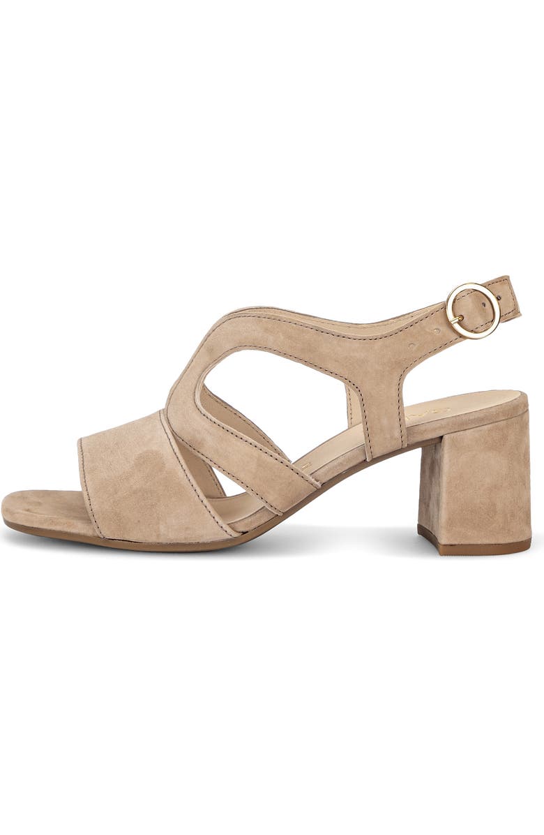 Gabor Ankle Strap Sandal, Alternate, color, Sand