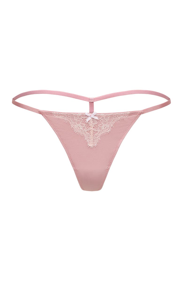 Adore Me Amrenn G-String Panties, Alternate, color, Medium Beige