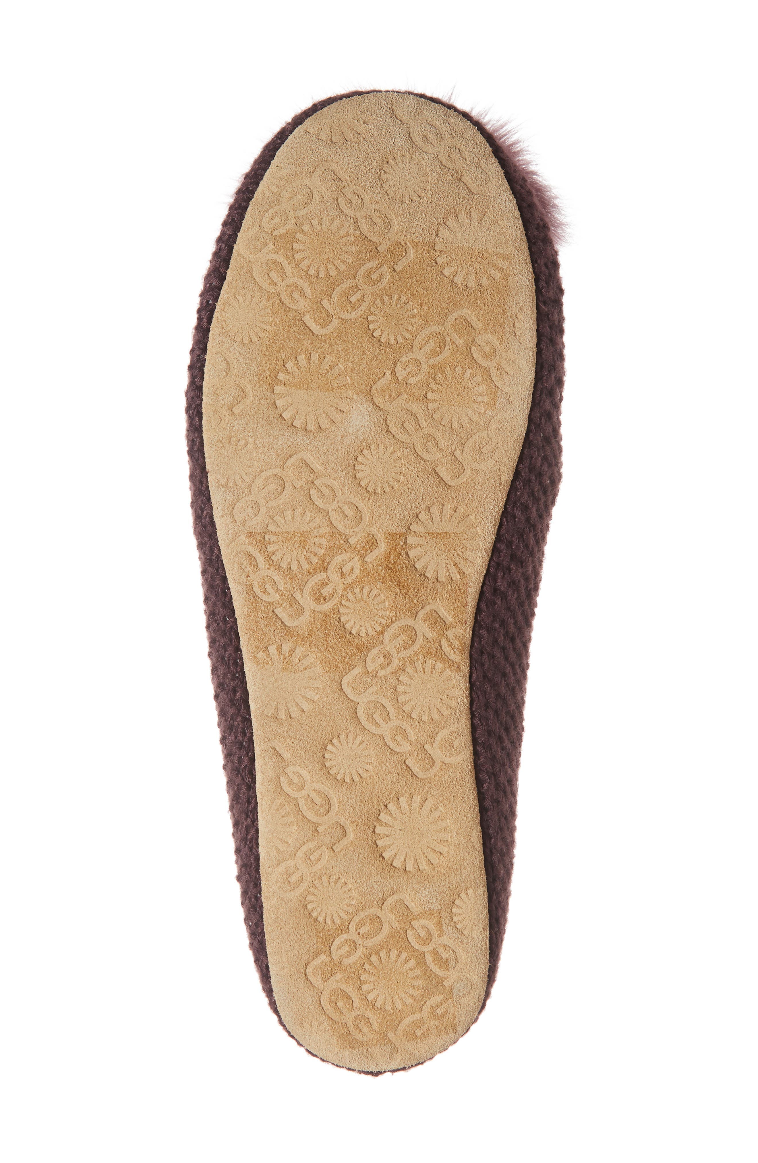 Andi Pompom Slipper, Alternate, color, PORT FABRIC