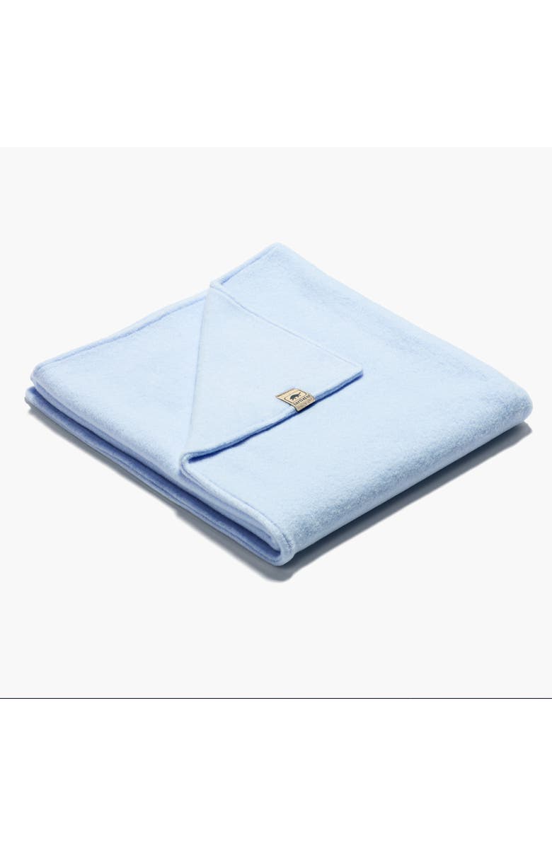 Turtle Fur Fleece Baby Security Blanket, Alternate, color, Light Blue