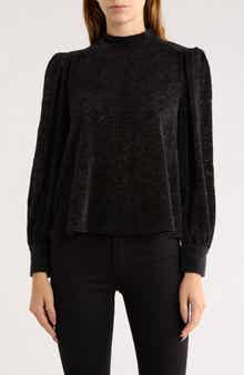 Melrose and Market Long Sleeve Lace Top