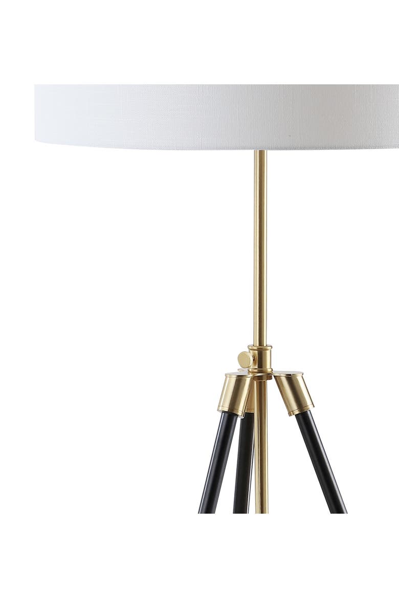 Lucius 67" Adjustable Metal LED Floor Lamp, Black/Brass, Alternate, color, Black/ Brass Gold