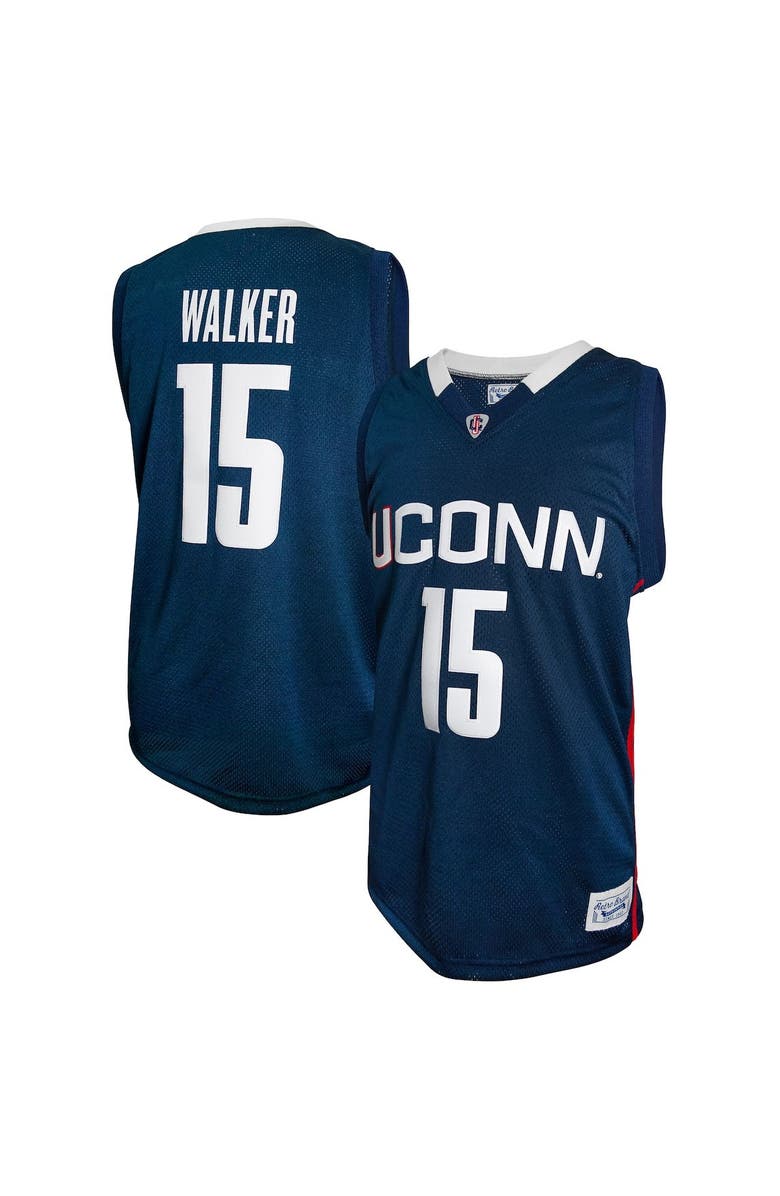 Retro Brand Men's Original Retro Brand Kemba Walker Navy UConn Huskies Alumni Basketball Jersey, Main, color, 