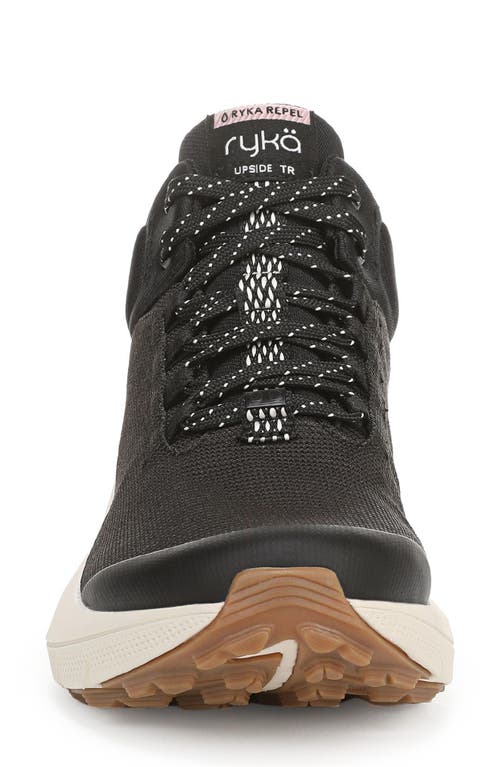 Ryka Women's Upside Tr Water Repellent Lace Up Hiking Boots In Black