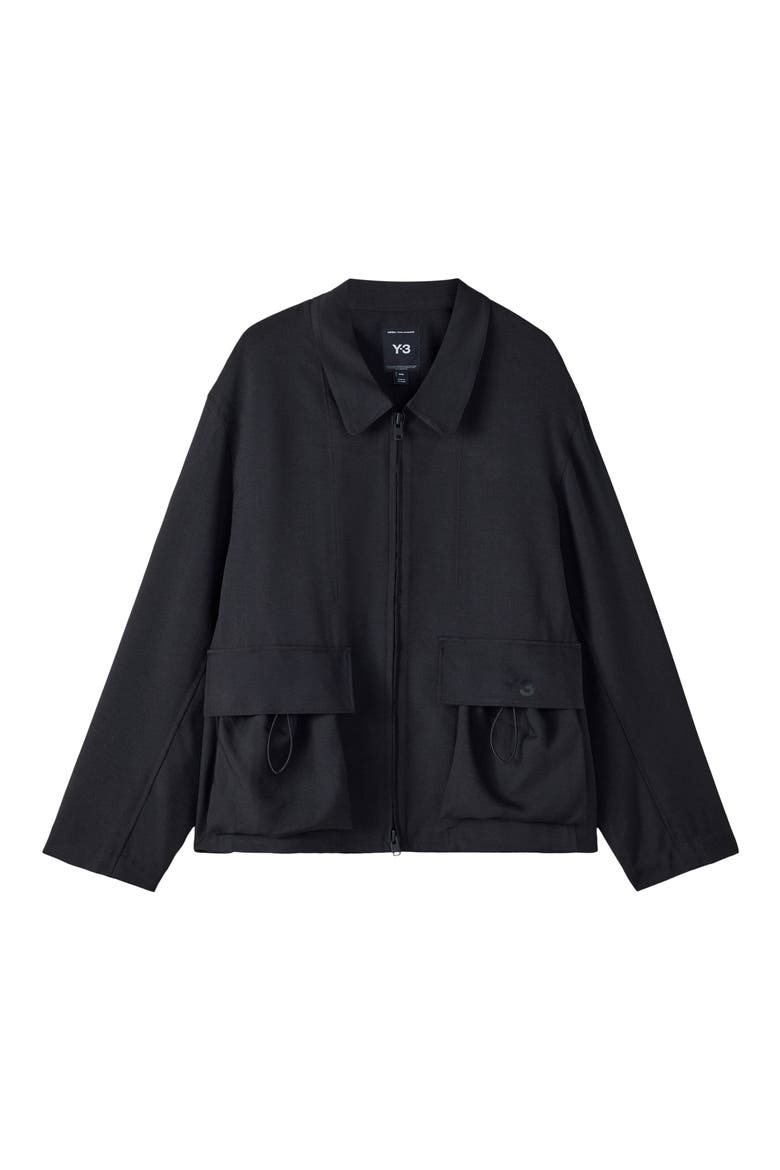Sport Uniform Blouson, Alternate, color, BLACK