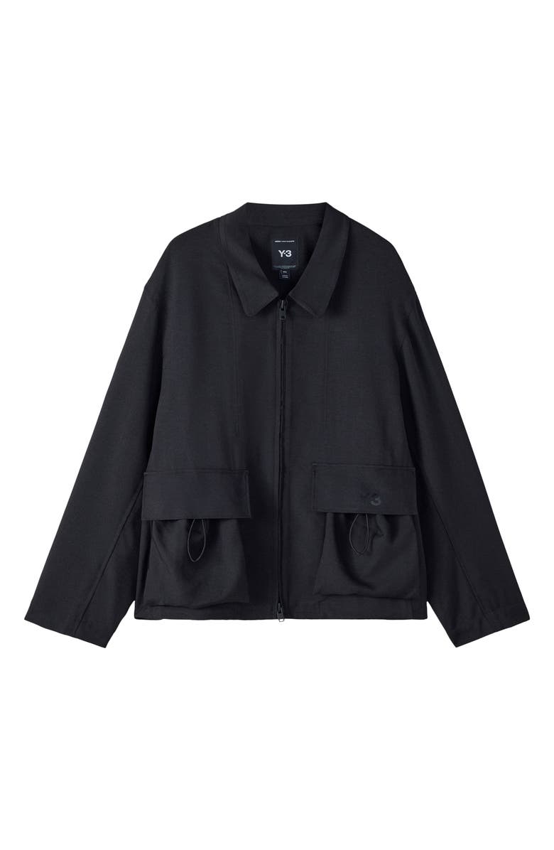 Y-3 Sport Uniform Blouson, Alternate, color, Black