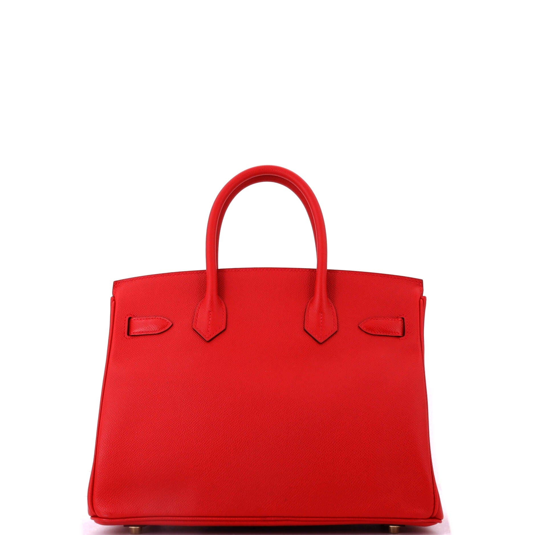 Pre-Owned Hermes Birkin Handbag Red Epsom with Gold Hardware 30, Alternate, color, Rouge Vif
