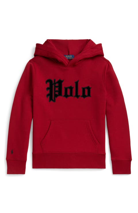 Kids' Velvet Logo Hoodie