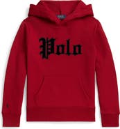 Polo Ralph Lauren Kids' Velvet Logo Hoodie