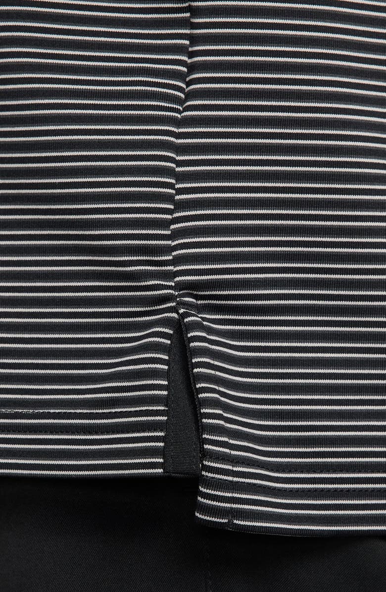 Nike Tour Dri-FIT Stripe Golf Polo, Alternate, color, Black/ White