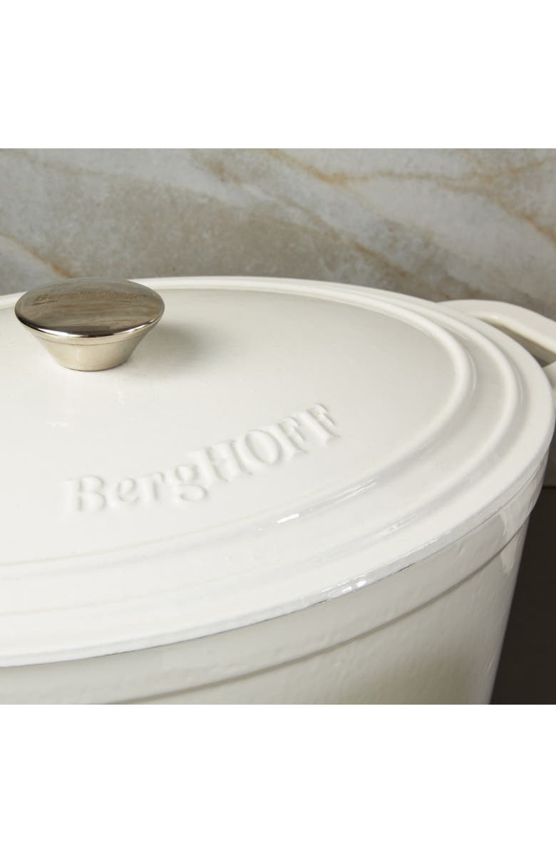 BergHOFF Neo 4-Piece Cast Iron Dutch Oven Cookware Set, Alternate, color, White
