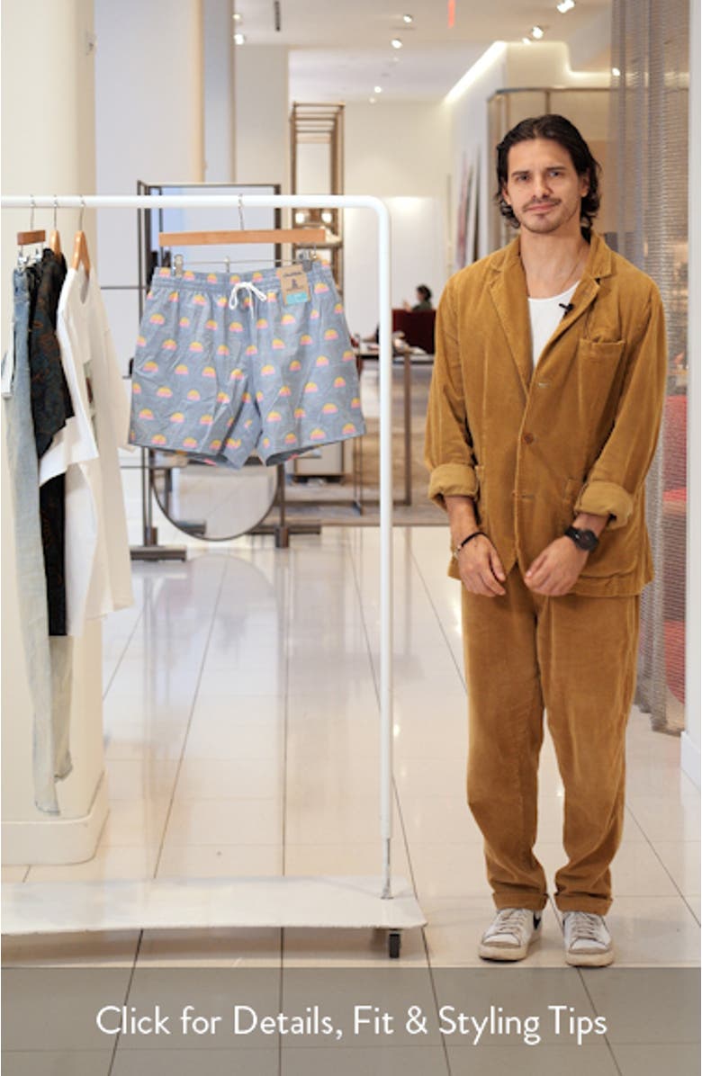 Heat Waves Classic 5.5-Inch Swim Trunks, sales video thumbnail