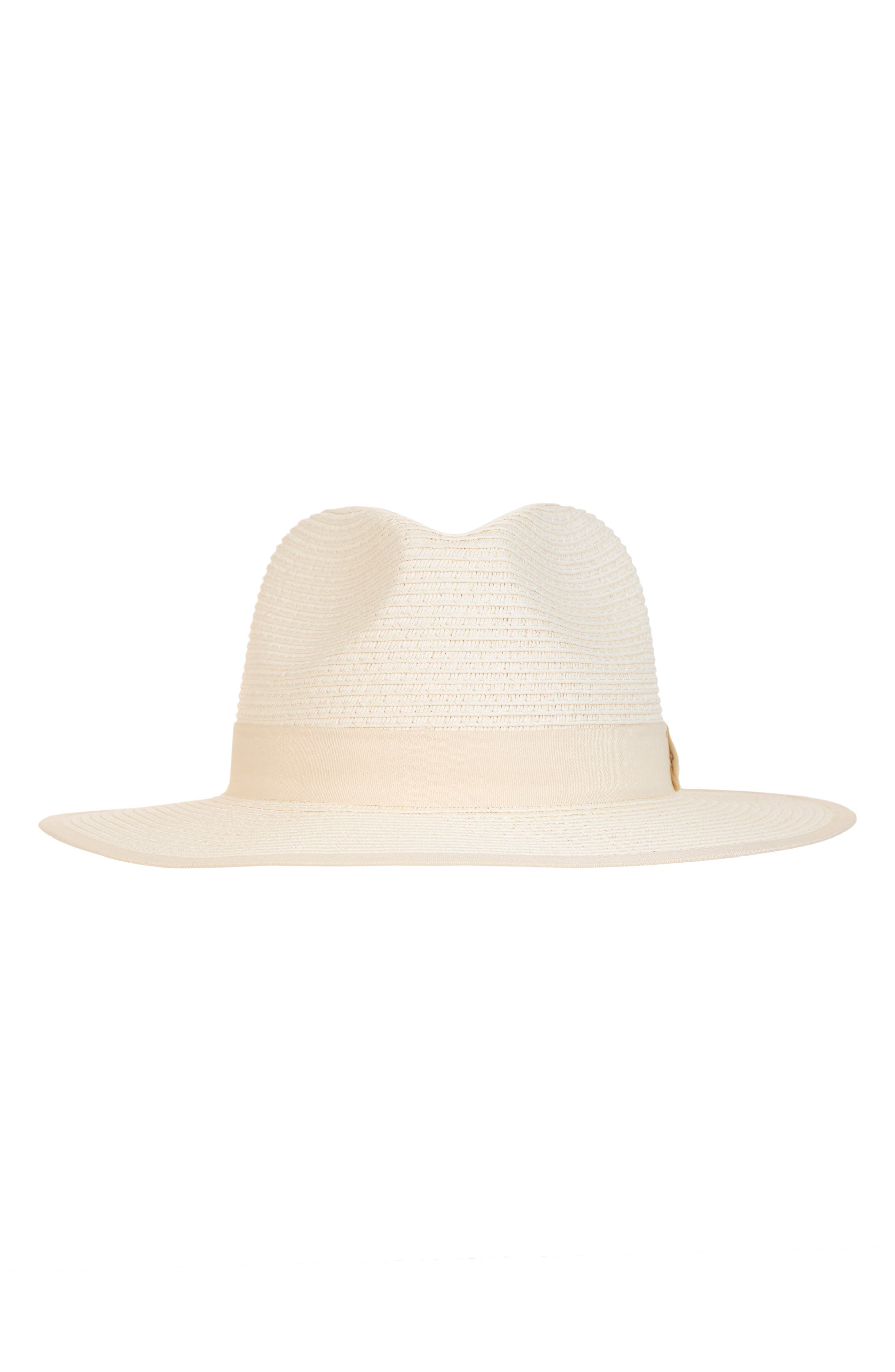 Bruno Magli Ribbon Trim Fedora