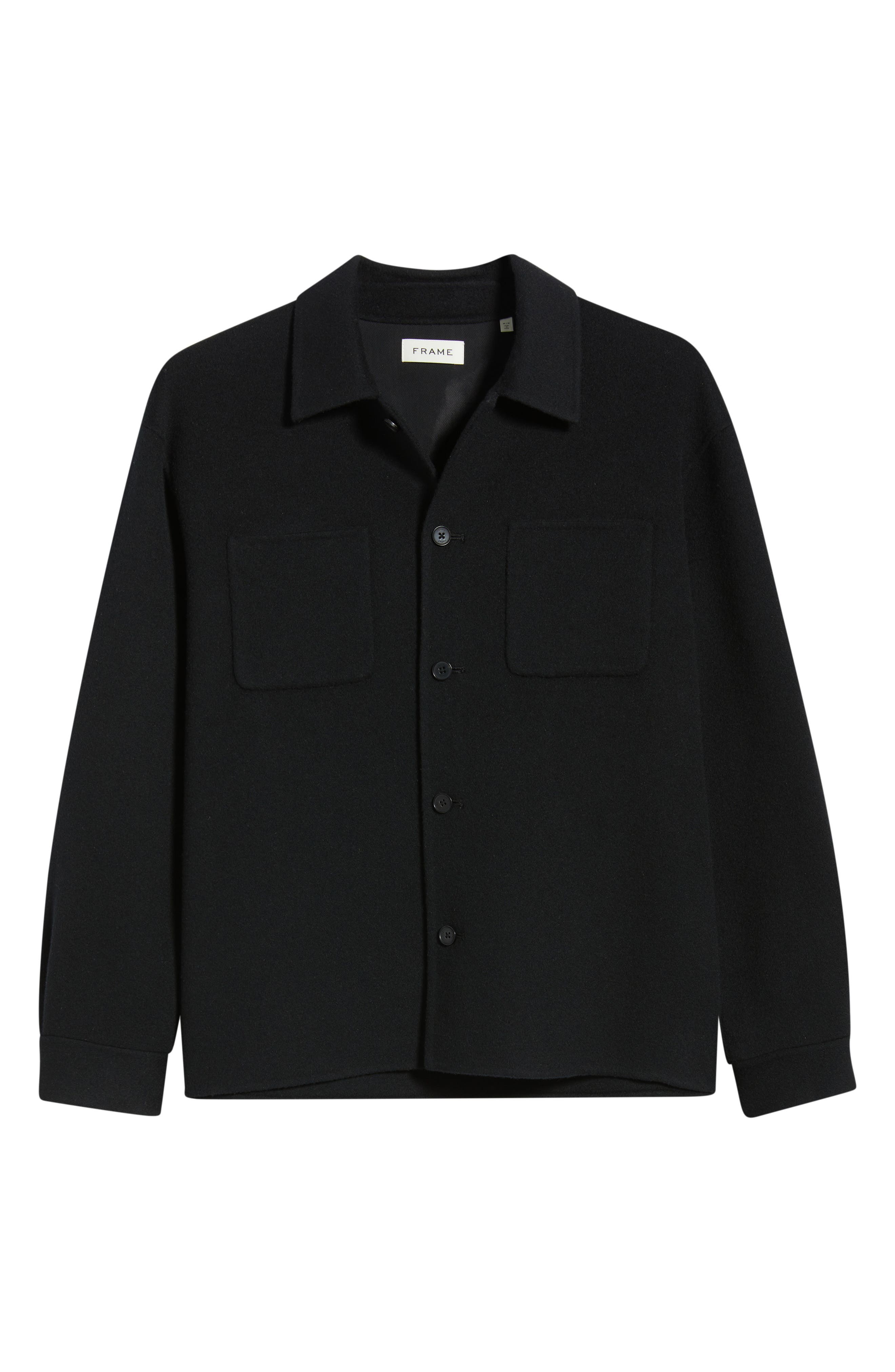 Мужские FRAME Double Face Wool Shirt Jacket — фото 6