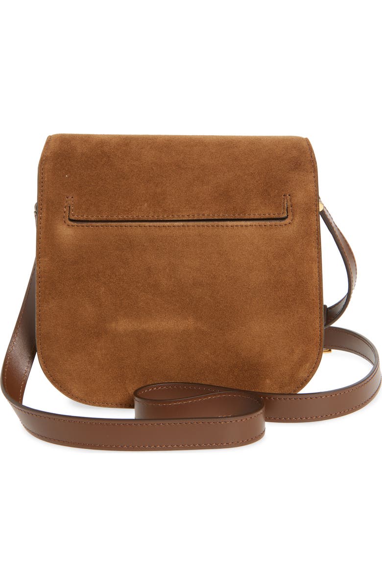 TOM FORD Mini Tara Suede Crossbody Bag, Alternate, color,