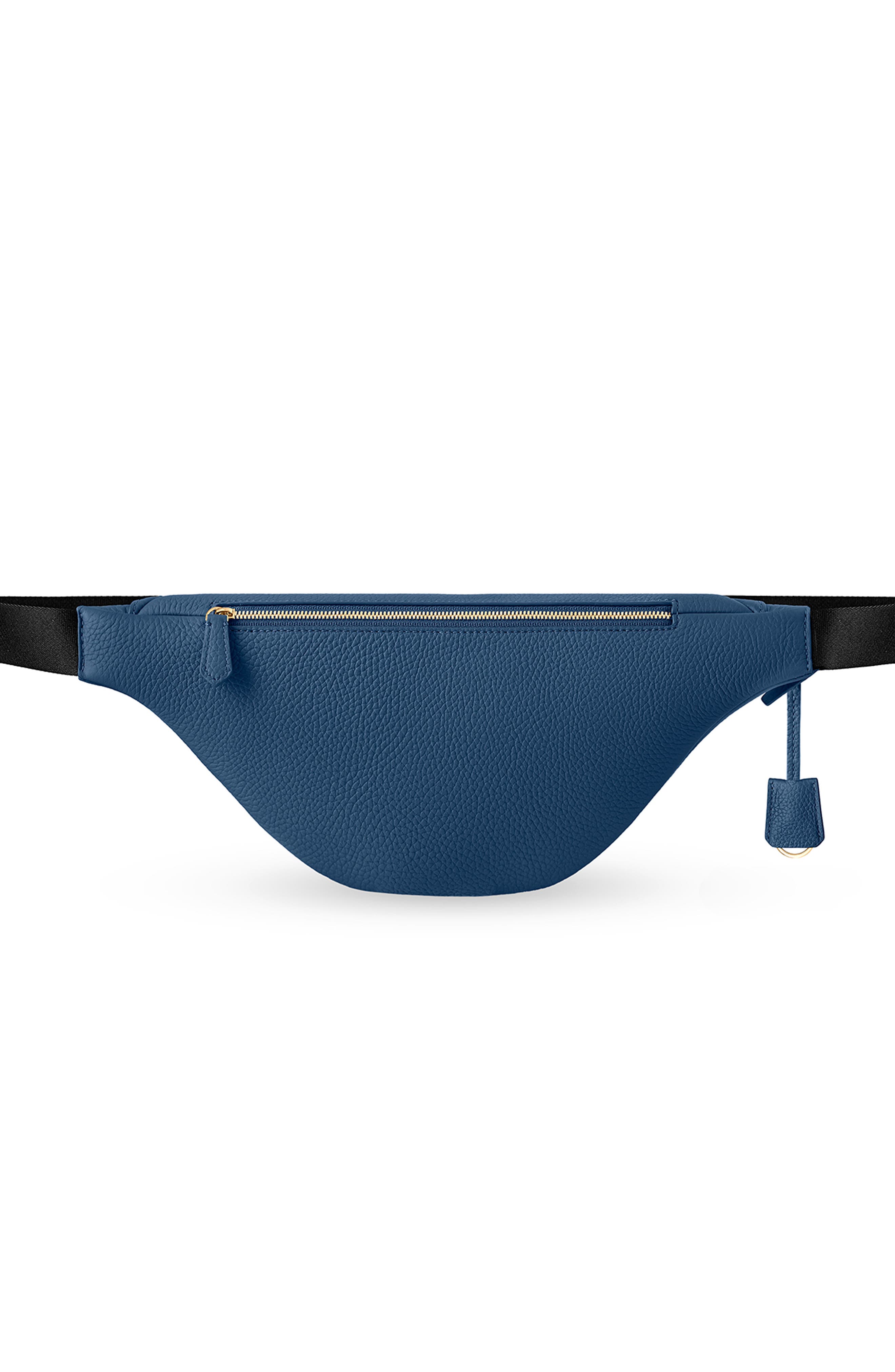 Large Leather Sling Bag, Alternate, color, Pacific Blue