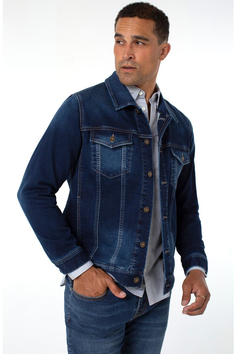 Liverpool Stretch Denim Jacket, Alternate, color, ROLAND