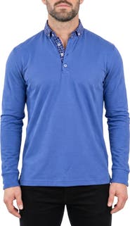 Maceoo Newton Long Sleeve Polo