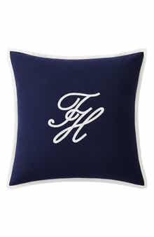 Tommy Hilfiger Swim Shop Monogram Cotton Accent Pillow