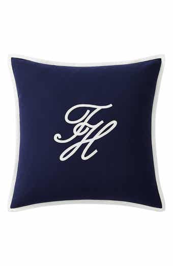 Swim Shop Monogram Cotton Accent Pillow