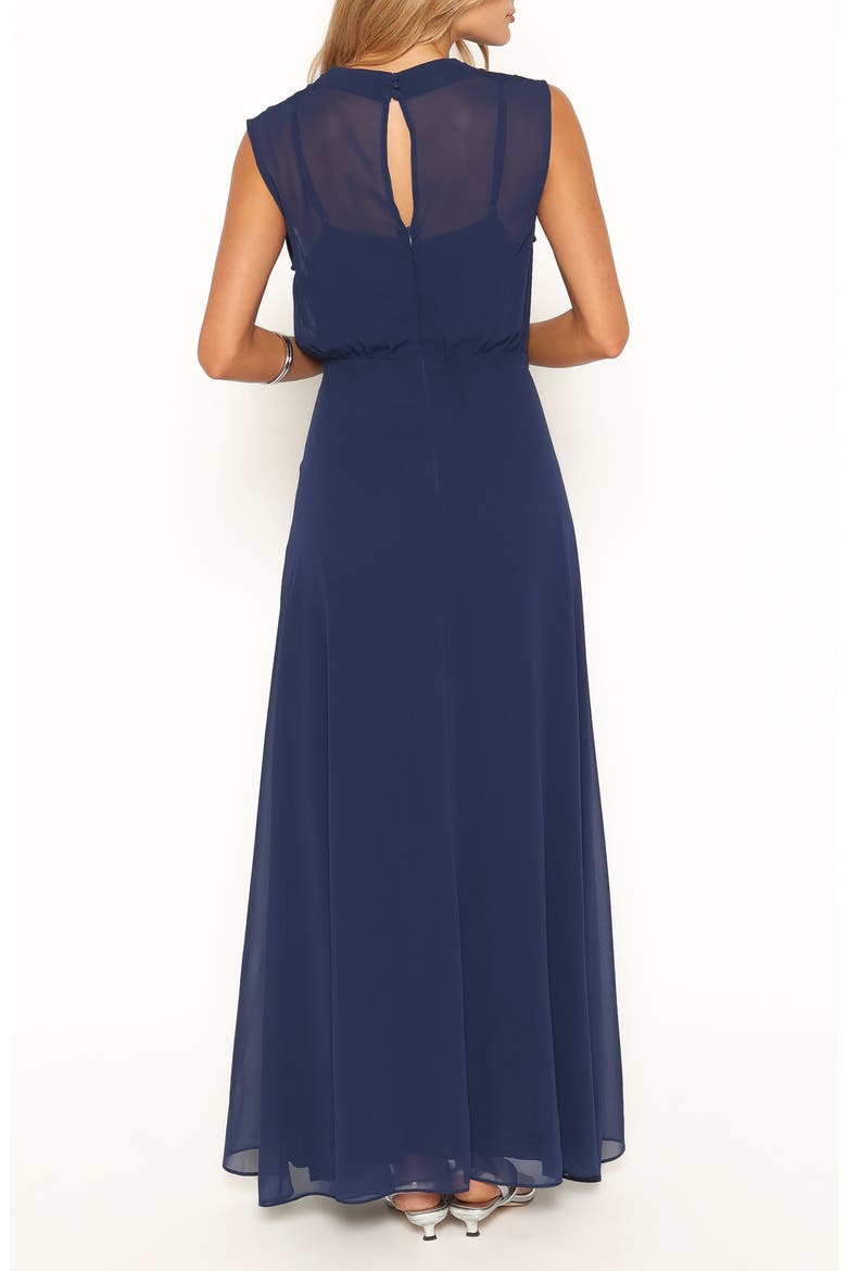 Sakura Midi Dress, Alternate, color, NAVY