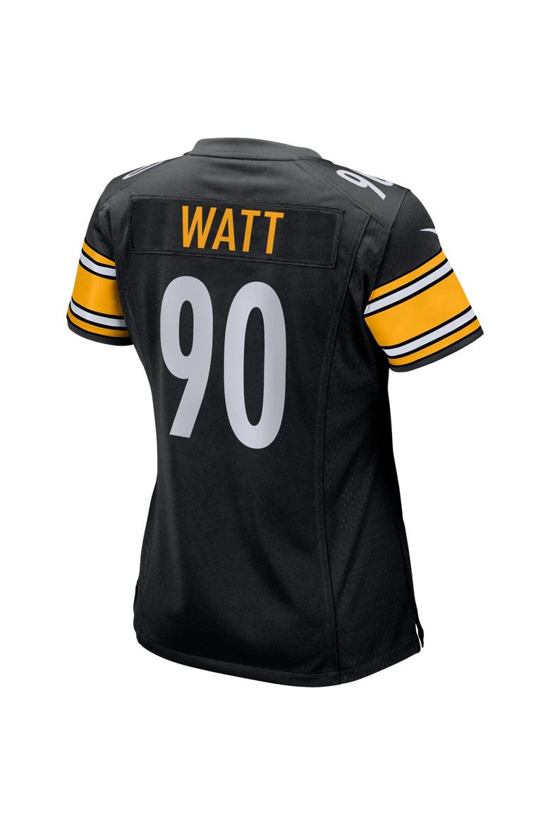 Women's Nike T.J. Watt Black Pittsburgh Steelers Game Jersey, Alternate, color, Black