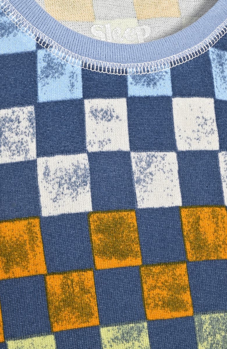 SLEEP ON IT Kids' Print Long Pajamas, Alternate, color, Blue Multi