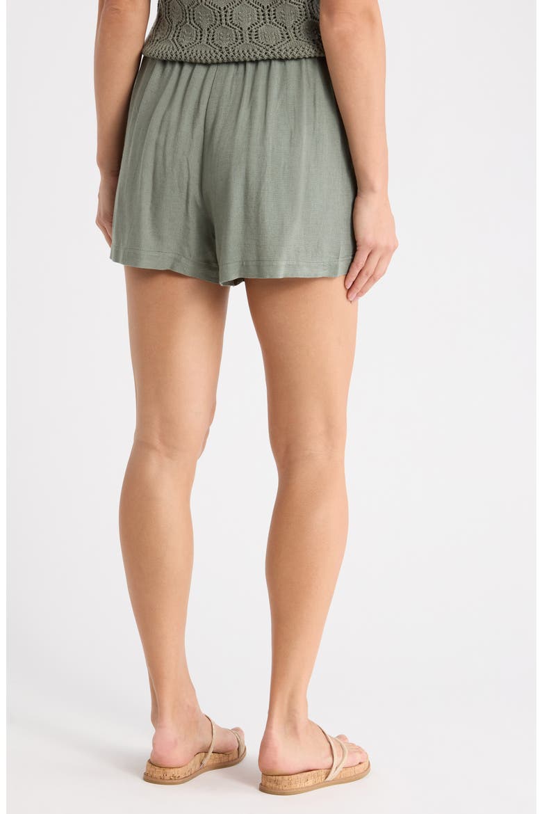 Cayden Embroidered Shorts, Alternate, color, LIGHT AGAVE GREEN